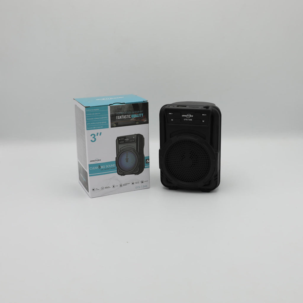 Greatnice Wireless Speaker 3 Inch No GTS-1346 Rs 1500