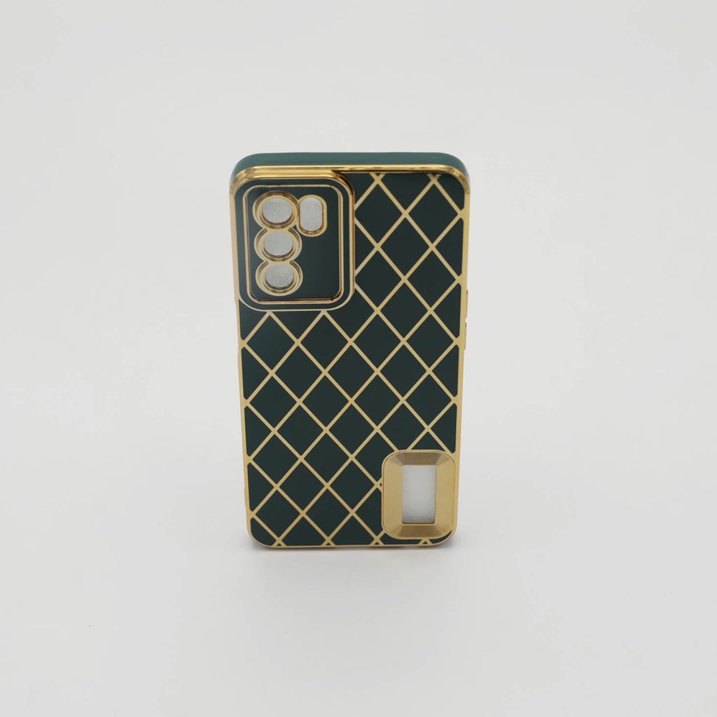 Oppo Mobile Pouch A16 Fancy Chrome Green Rs 500