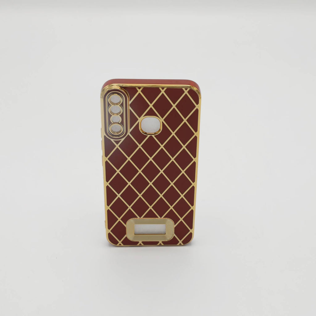 Infinix Mobile Pouch Hot 8 Fancy Chrome Brown Rs 500