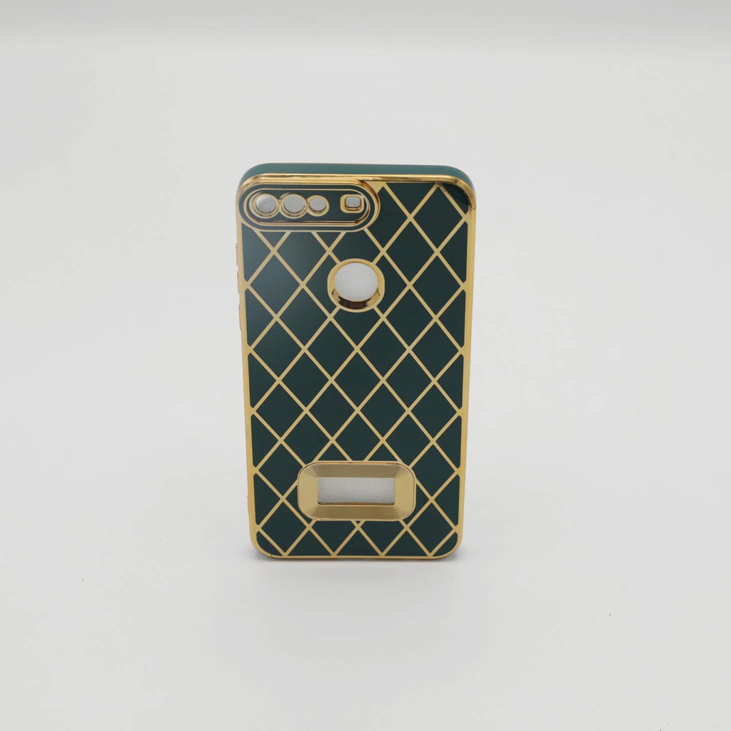 Huawei Mobile Pouch Y7 Prime 2018 Fancy Chrome Green Rs 500