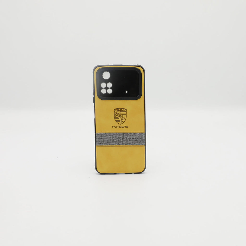 Realme Mobile Pouch Poco M4 Pro 4G Leahter Yellow Rs 250