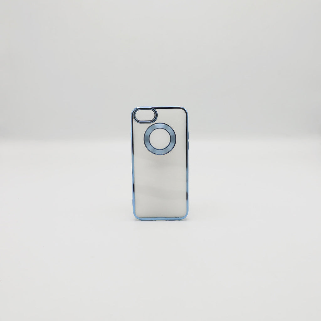 Iphone 7  Mobile Pouch Sky Blue Transparent Back Rs 450