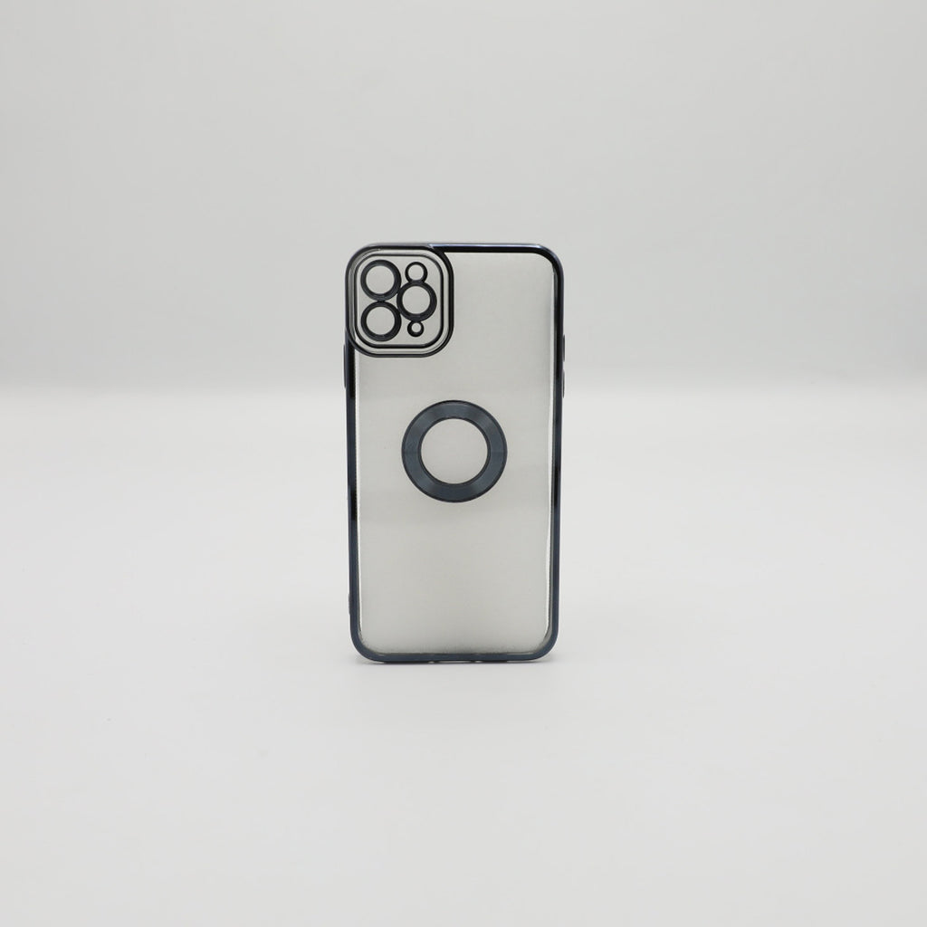 Iphone Mobile Pouch Iphone 11 Pro Max Black Transparent Back Rs 450