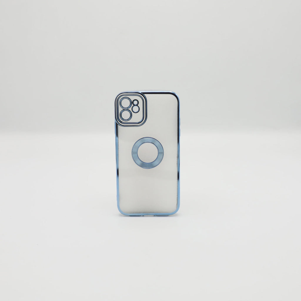 Iphone 11 Mobile Pouch Sky Blue Transparent Back Rs 450