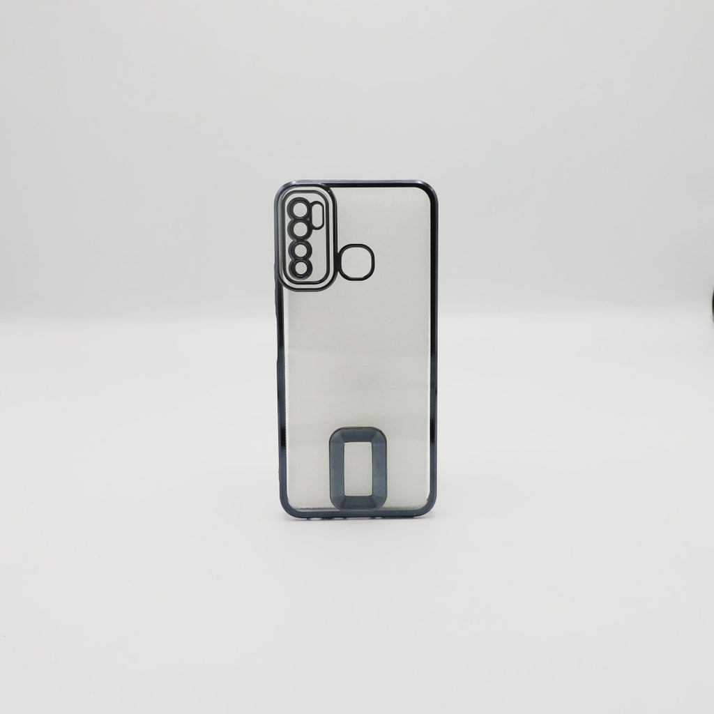 Infinix Mobile Pouch Hot9 Black Transparent Back Rs 450