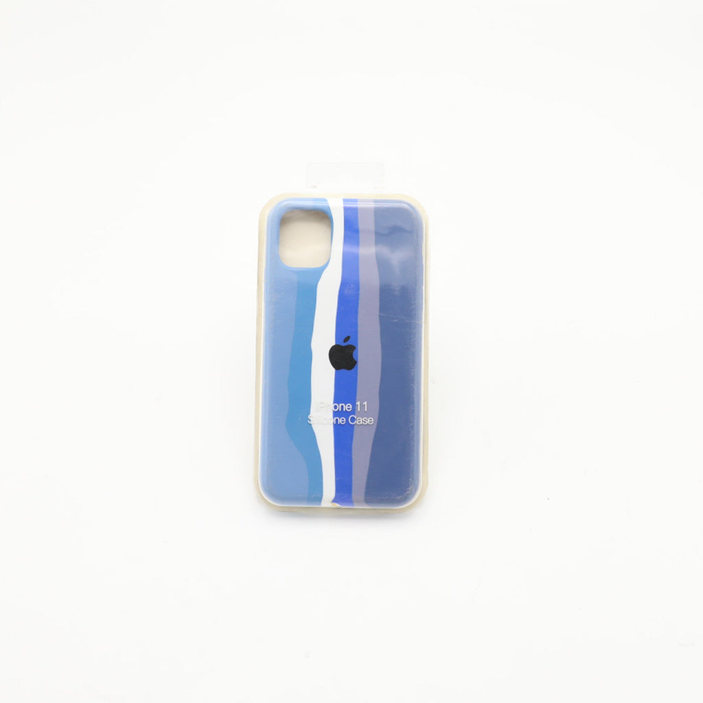 Iphone 11 Silicone Mobile Pouch Blue Colorful Rs 600