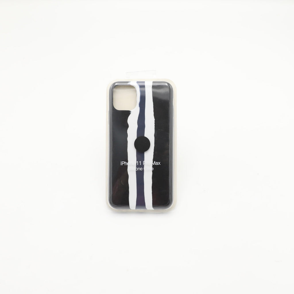 Iphone 11 Pro Max Silicone Mobile Pouch Black Colorful Rs 600