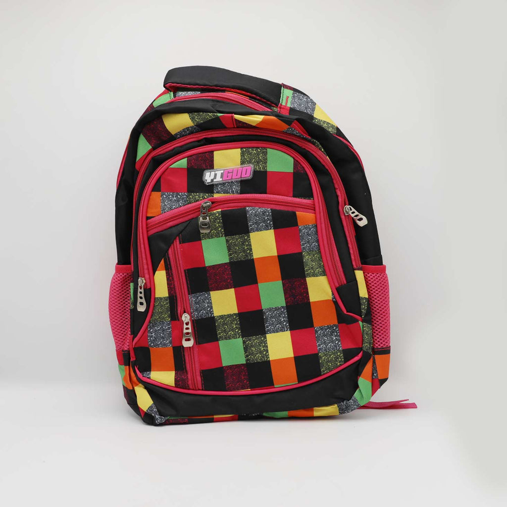 Colorful Geometrics: Square Pattern Multicolor Bag