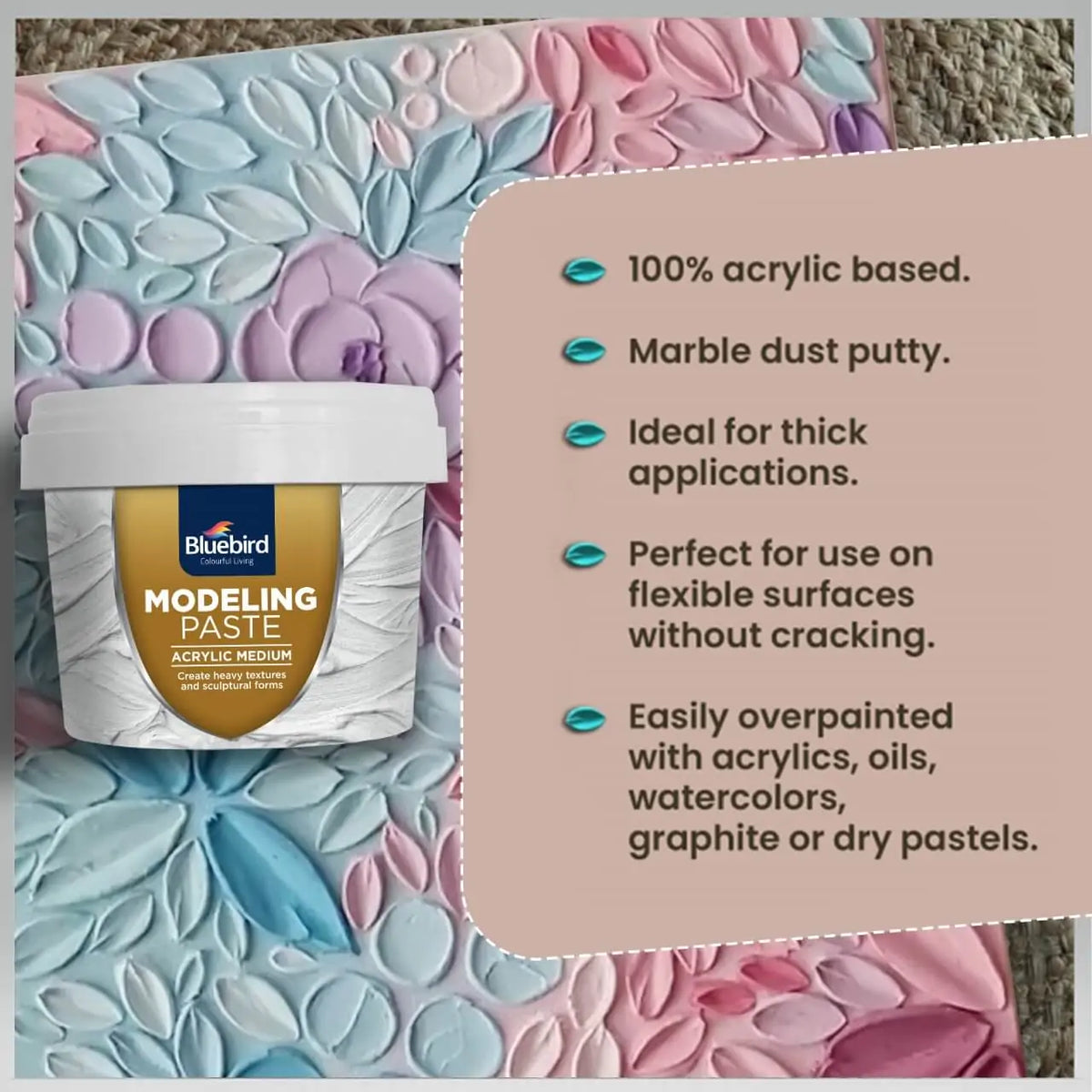 Modeling Paste 600 gm | White | Bluebird