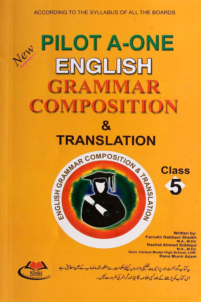 Pilot A One English Grammar Composition Translation Class 5