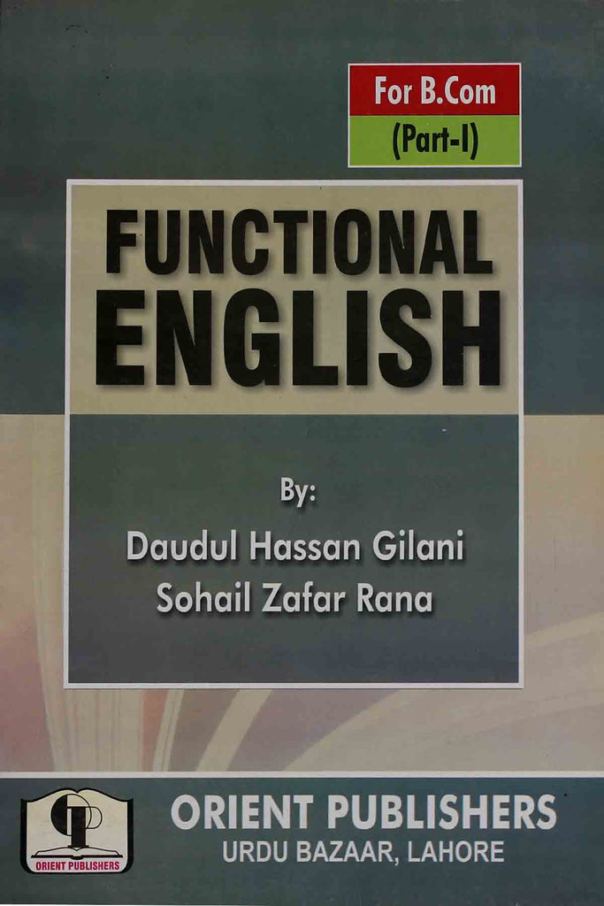 Functional English For B.Com Part 1
