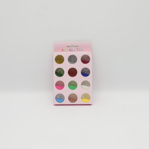 Glitter Powder 12 Colour Set
