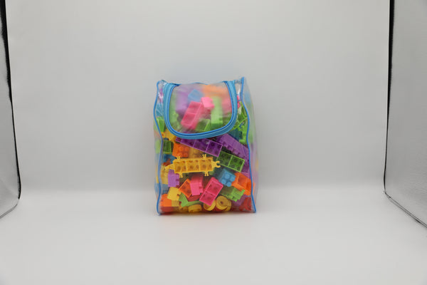Building Block 187 Pieces In a Transparent Silicon Bag