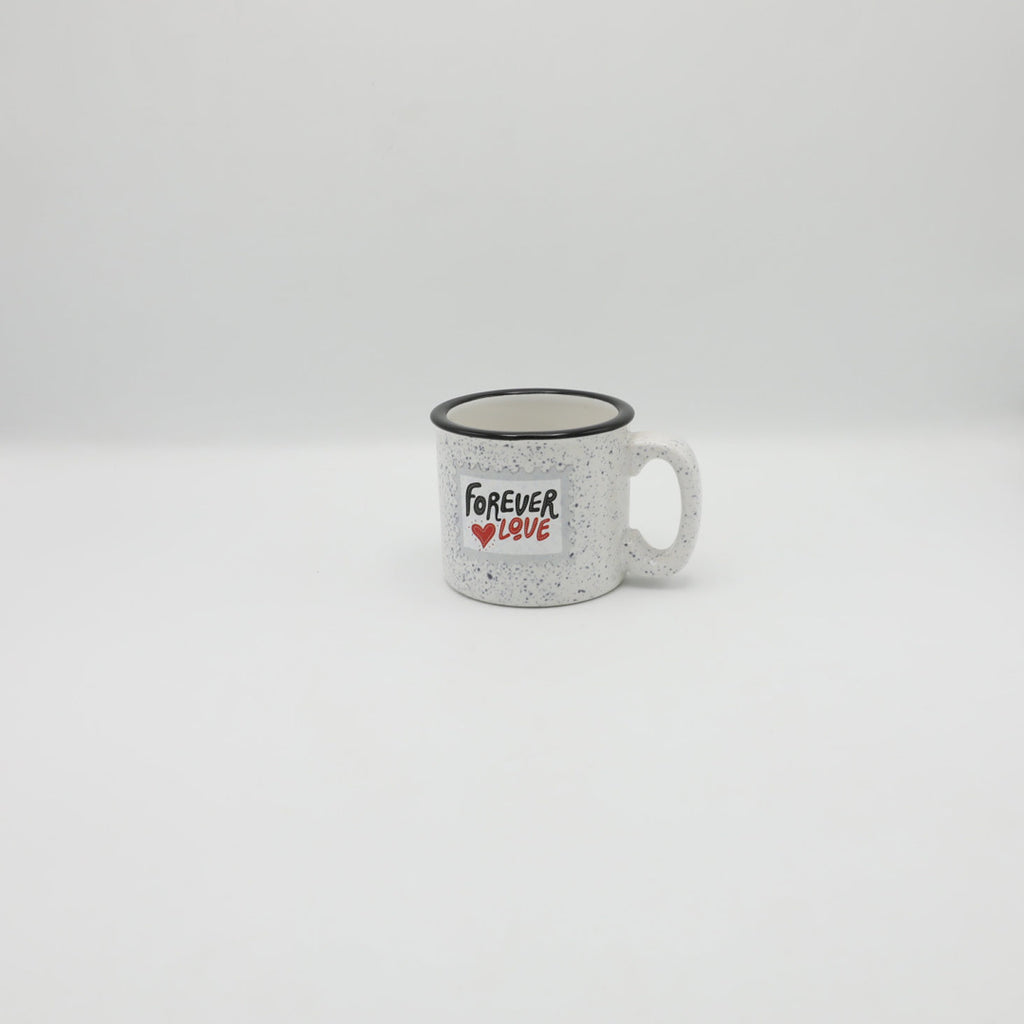 Eternal Devotion: Ceramic Mug in White