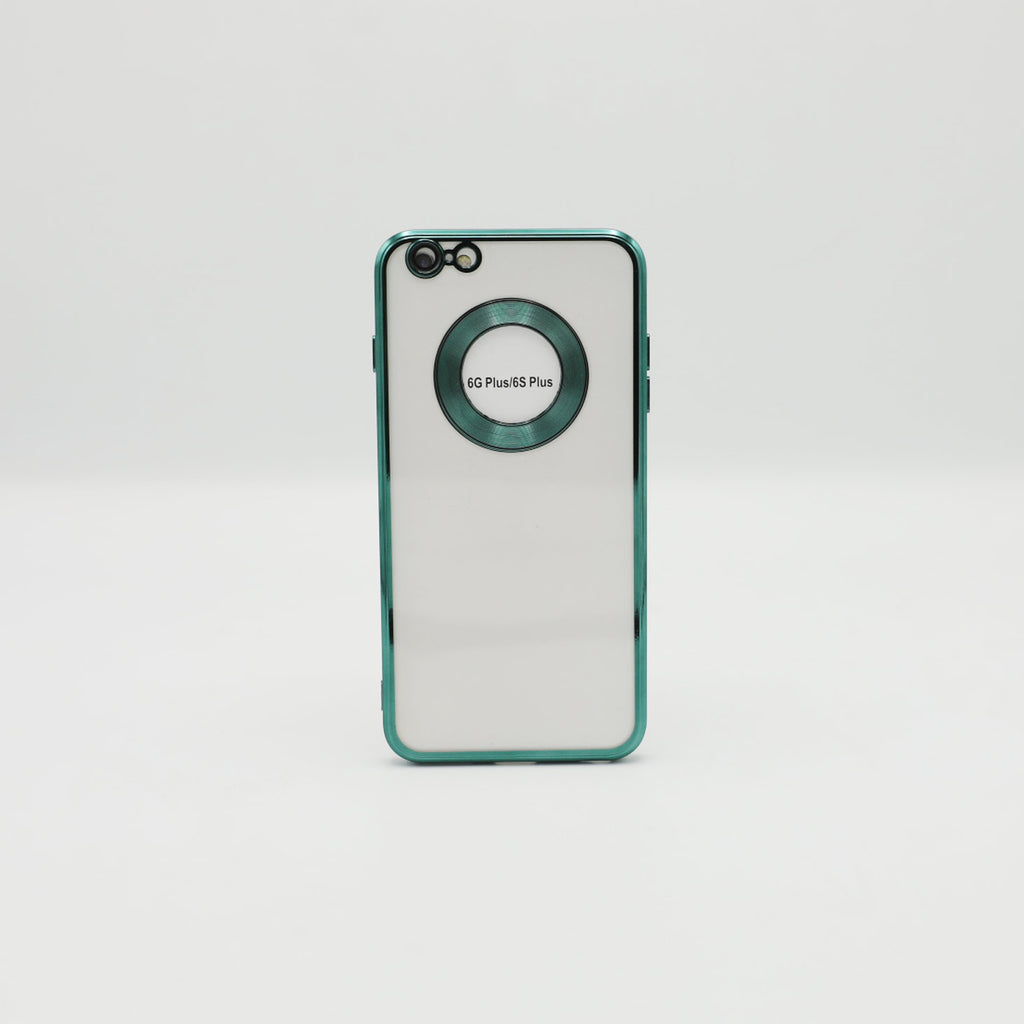 Iphone Mobile Pouch 6 Plus Green Transparent Back Rs 500