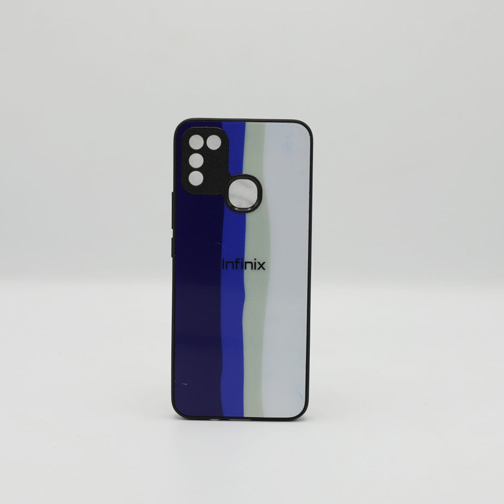 Infinix Mobile Pouch Hot 10 Play Rainbow Black Blue & White Rs 350