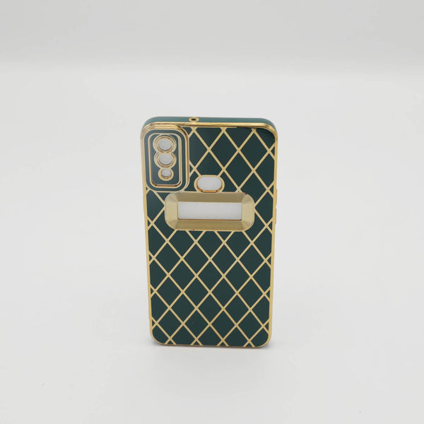 Samsung Mobile Pouch A10S Fancy Chrome Green Rs 550