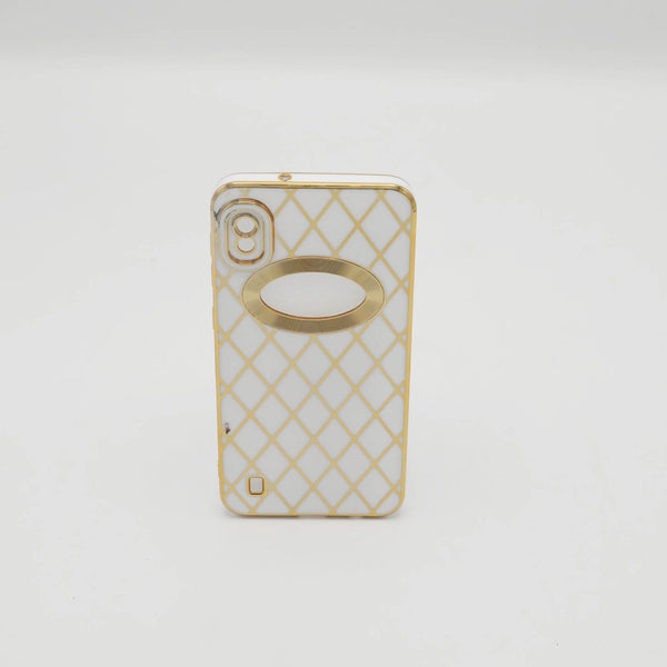 Samsung Mobile Pouch A10 Fancy Chrome White Rs 550