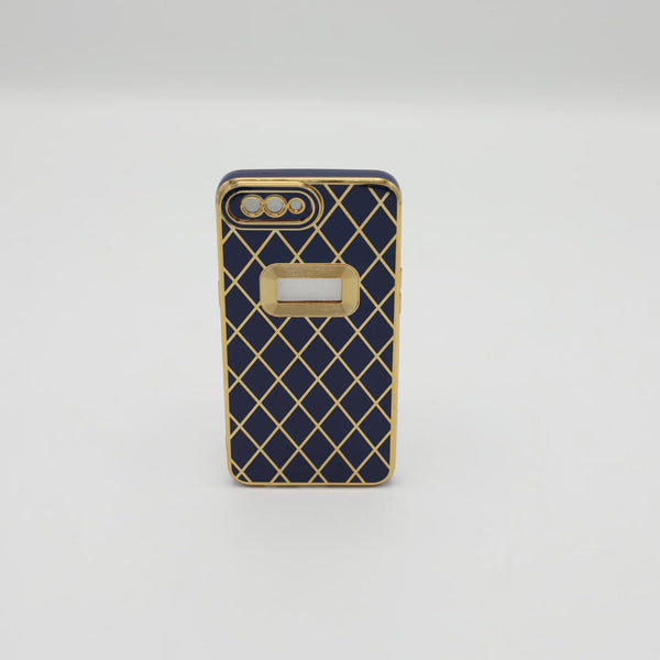 Oppo Mobile Pouch A3S Fancy Chrome blue Blue Rs 500