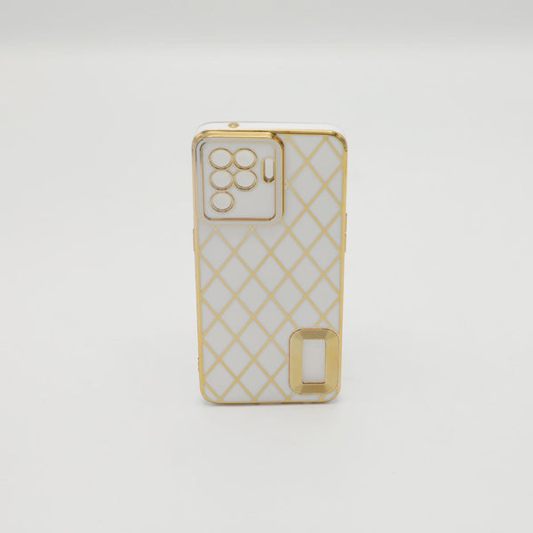 Oppo Mobile Pouch F19 Pro Fancy Chrome White Rs 500