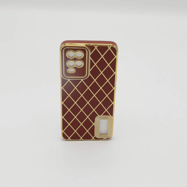 Oppo Mobile Pouch A54 4G Fancy Chrome Brown Rs 500