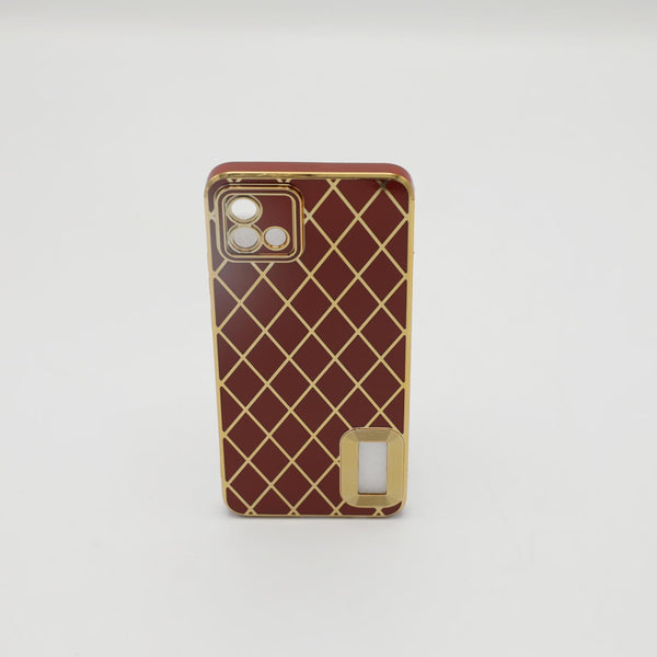 Oppo Mobile Pouch A16K Fancy Chrome Brown Rs 500