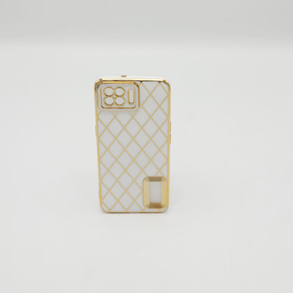 Oppo Mobile Pouch F17 Fancy Chrome White Rs 500