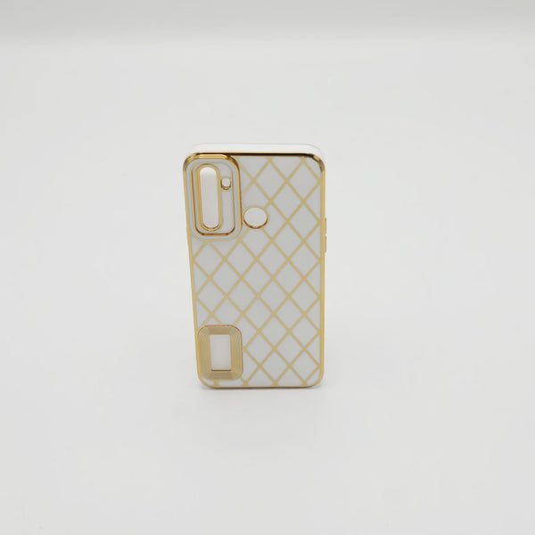 Oppo Mobile Pouch Realme5 Fancy Chrome White Rs 500