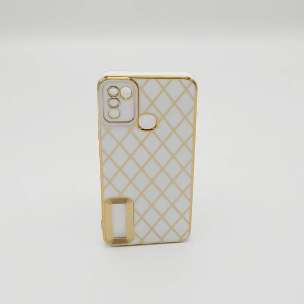 Infinix Mobile Pouch Hot9 Play Fancy Chrome White Rs 500