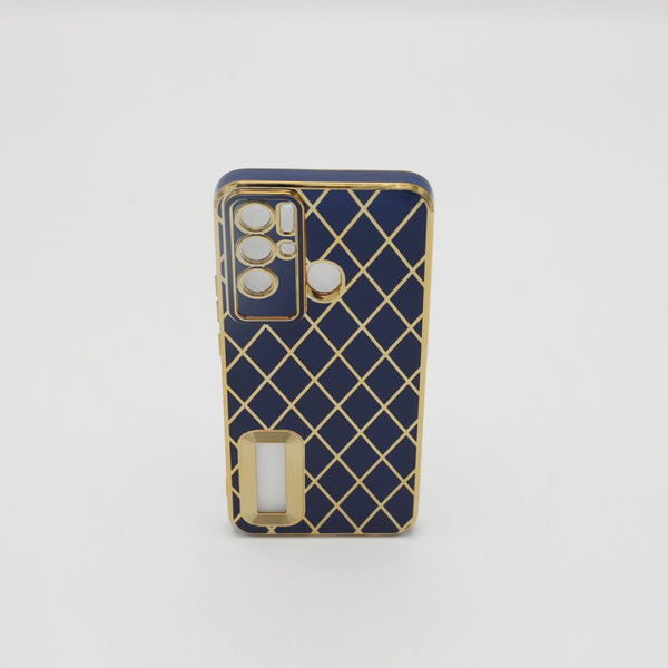 Infinix Mobile Pouch Pova Neo Fancy Chrome Blue Rs 500