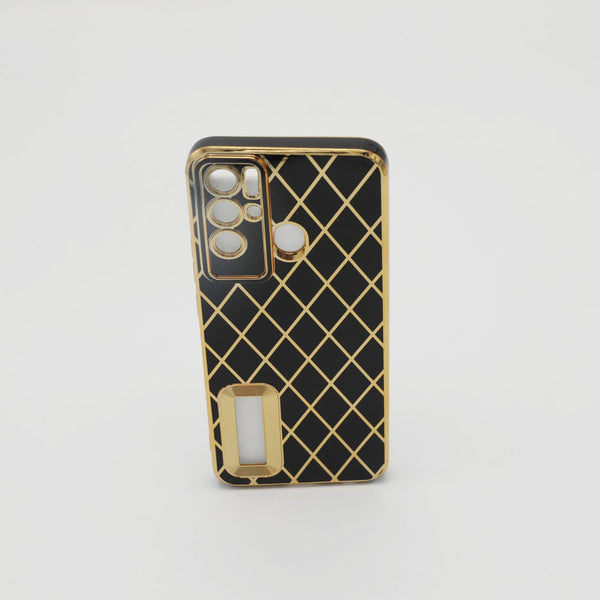 Infinix Mobile Pouch Pova Neo Fancy Chrome Black Rs 500
