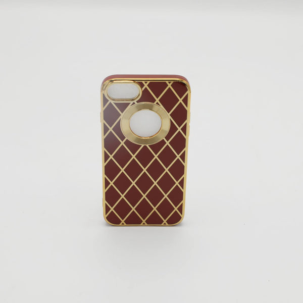 Iphone 6 Mobile Pouch Fancy Chrome Brown Rs 500
