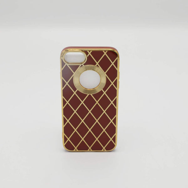 Iphone 7 Mobile Pouch Fancy Chrome Brown Rs 500