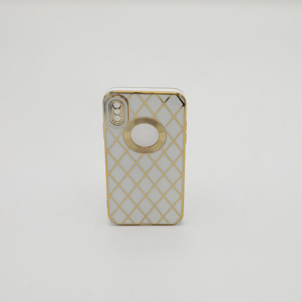 Iphone X Mobile Pouch Fancy Chrome White Rs 500