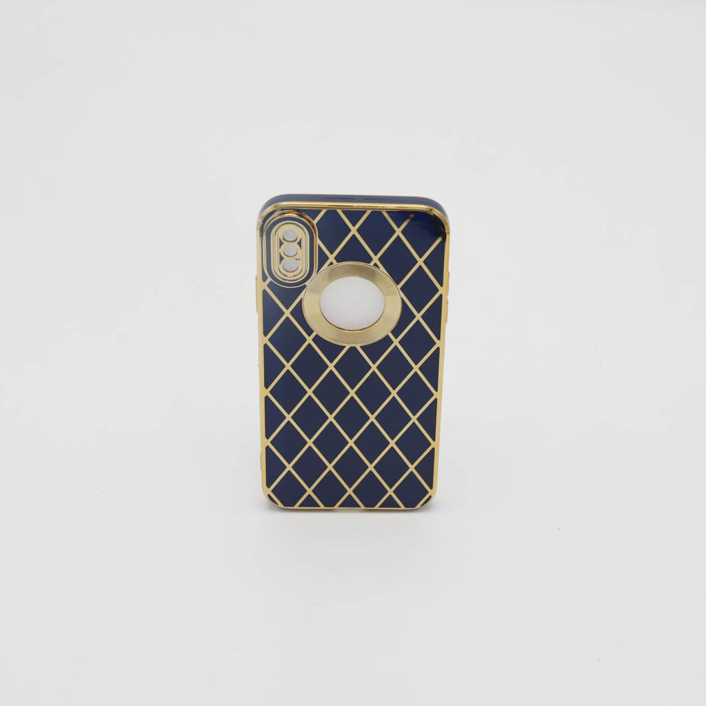 Iphone X Mobile Pouch Fancy Chrome  Blue Rs 500