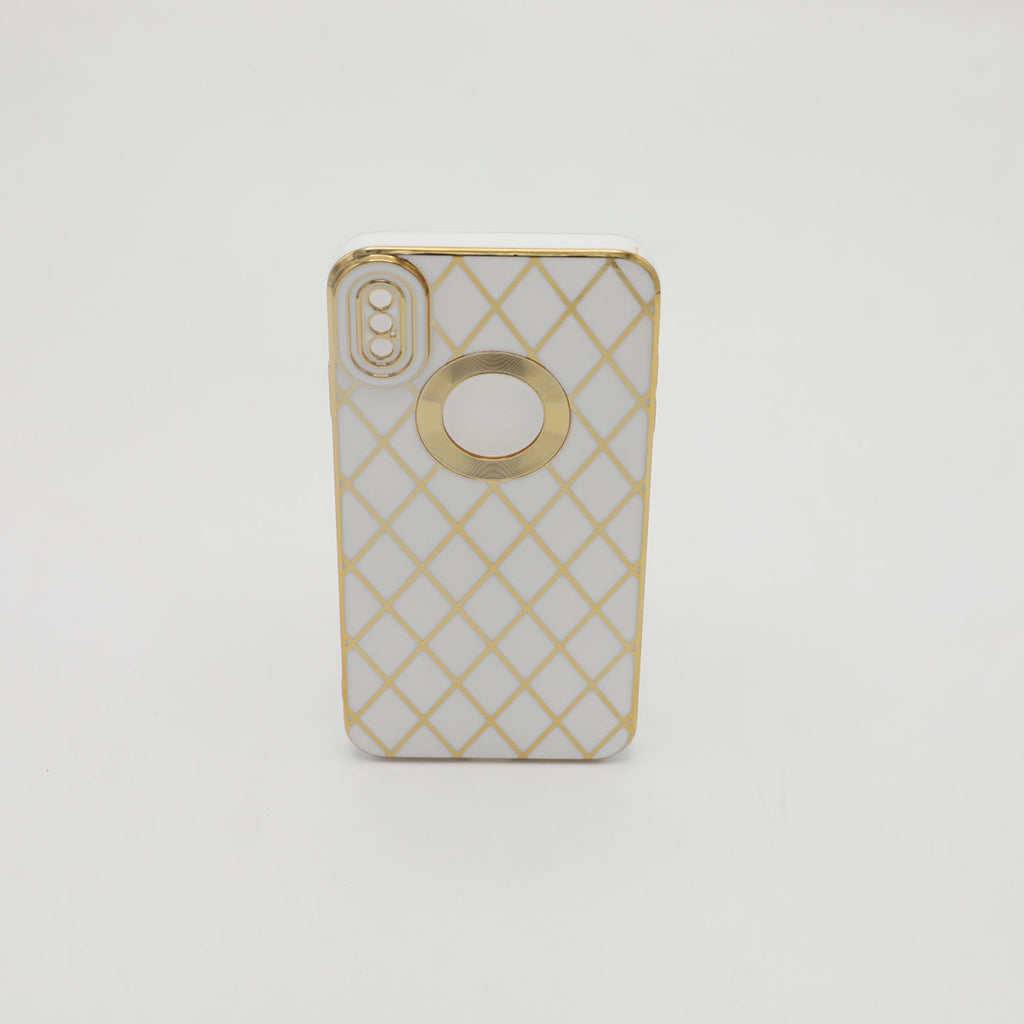 Iphone X Max Mobile Pouch Fancy Chrome White Rs 500