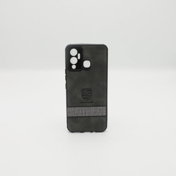 Infinx Mobile Pouch Hot 12Play Leather Gray Rs 250