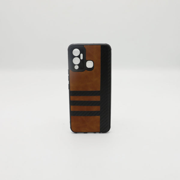 Infinx Mobile Pouch Hot 12Play Leahter Brown Rs 250