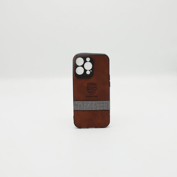 Iphone13Pro Mobile Pouch Leather Brown Rs 250