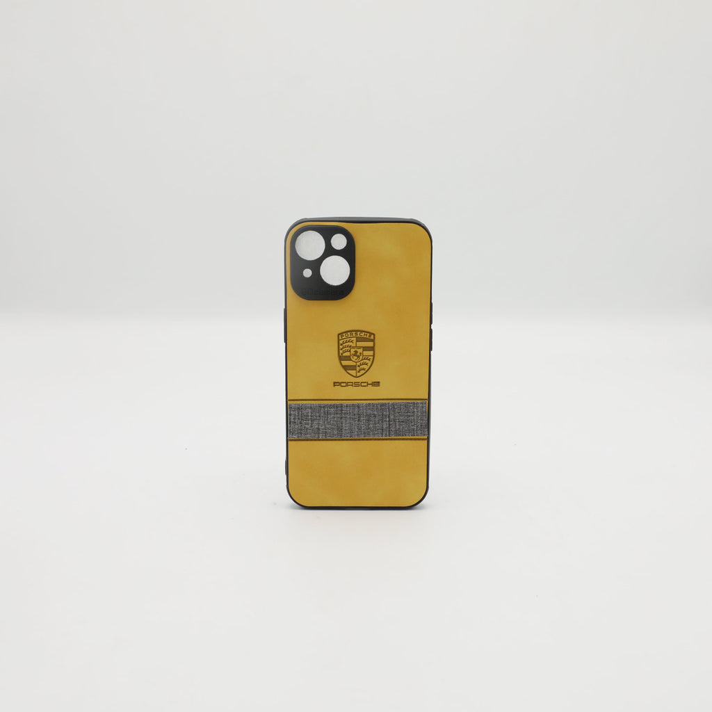Iphone13 Mobile Pouch Leather Yellow Rs 250