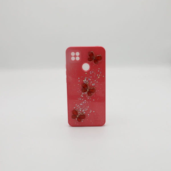 MI Mobile Pouch 9C Back Glass Pink Rs 450