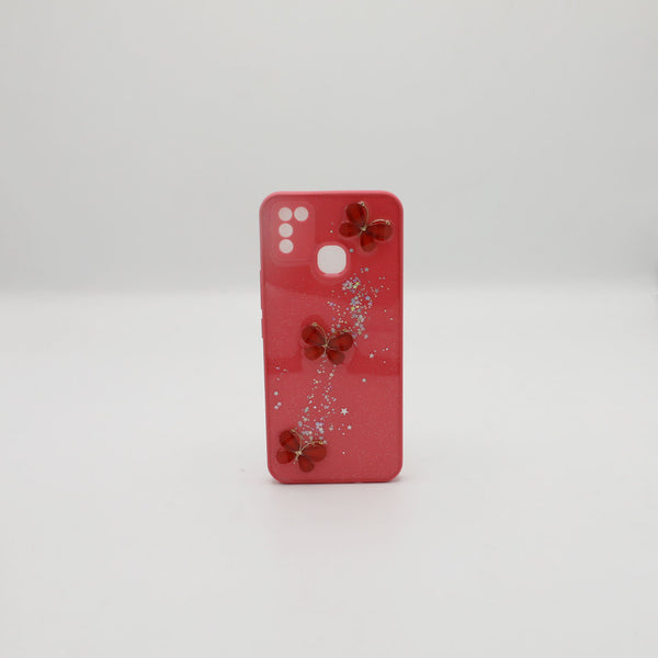 Infinix Mobile Pouch Smart 5 Back Glass Pink Rs 450