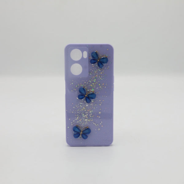 Oppo Mobile Pouch A57 4G 2022 Back Glass Purple Rs 450