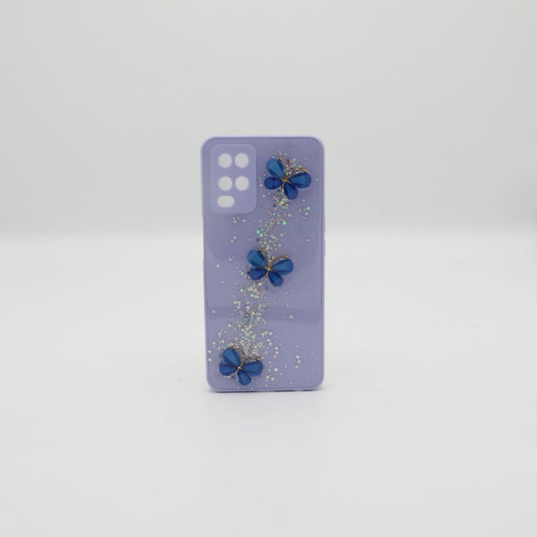 Oppo Mobile Pouch A54 Back Glass Purple Rs 450