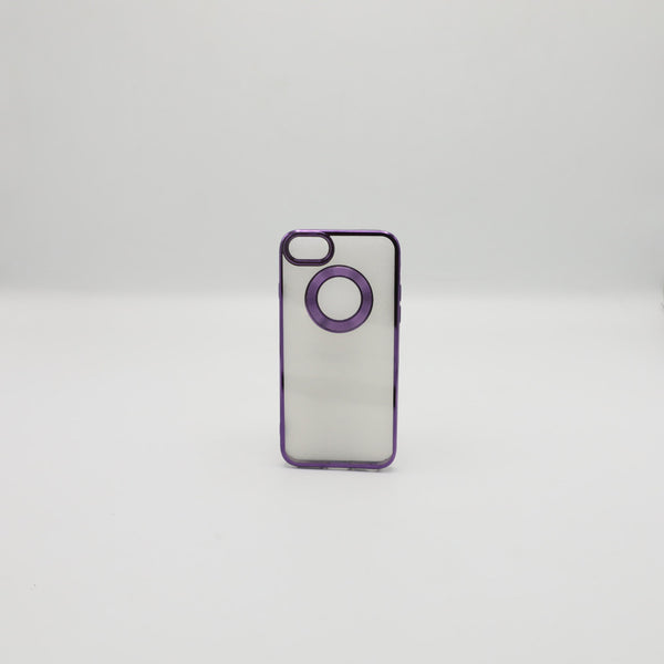 Iphone 6 Mobile Pouch Purple Transparent Back Rs 500