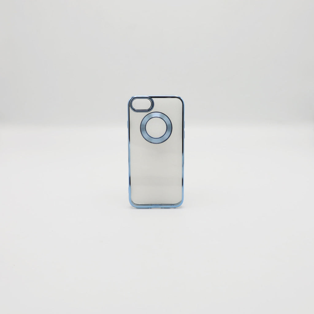 Iphon 6 Mobile Pouch Sky Blue Transparent Back Rs 500