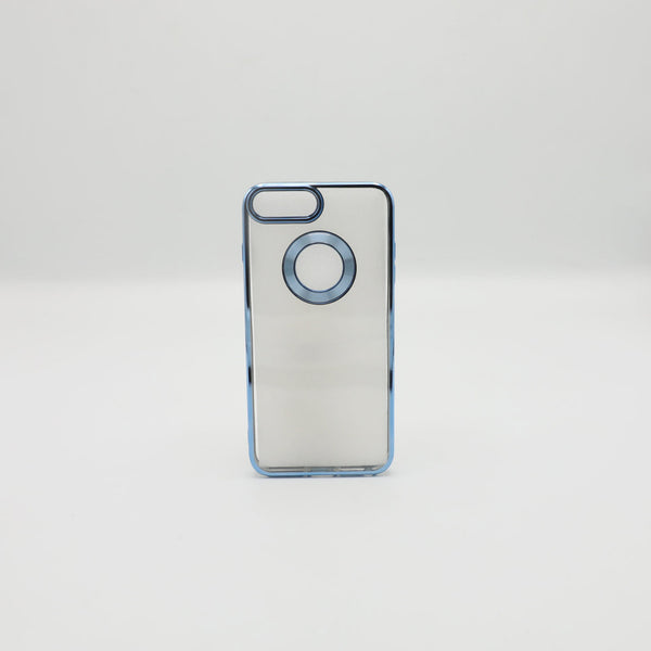 Iphone 6 Plus Mobile Pouch Sky Blue Transparent Back Rs450