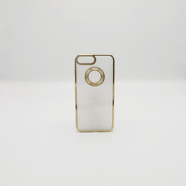 Iphone 6 Plus Mobile Pouch Golden Transparent Back Rs 450