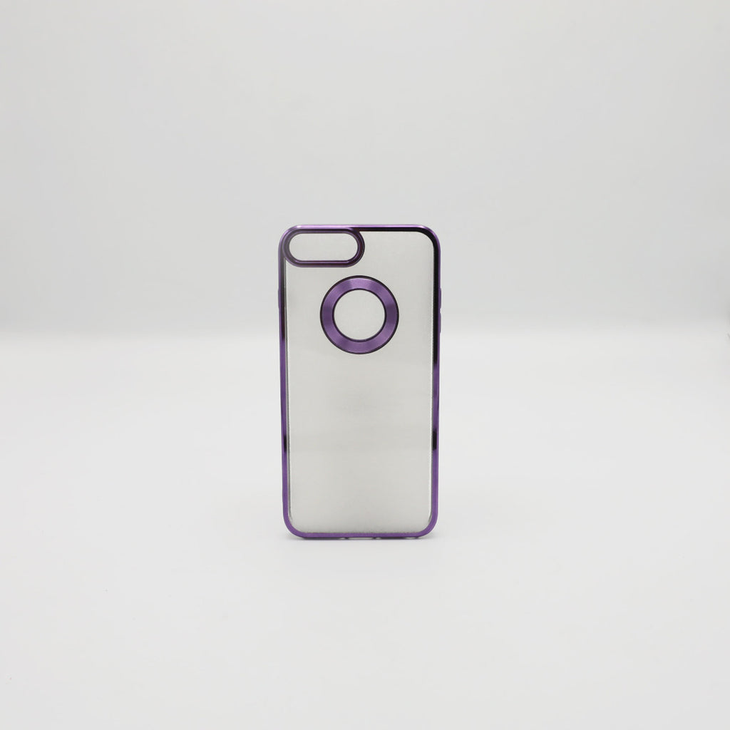 Iphone 7 Plus Mobile Pouch Purple Transparent Back Rs 450
