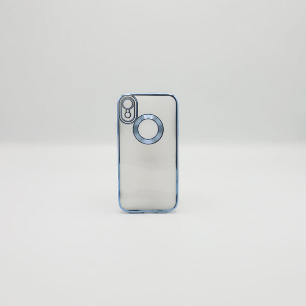 Iphone 11  Mobile Pouch Sky Blue Transparent Back Rs 450